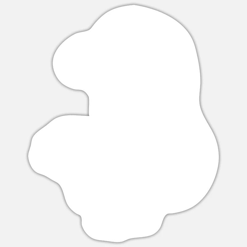 Pfadfinder Plätzchen - Sticker Größe S (10 x 10 cm) - Mattweiß