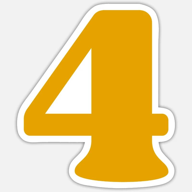 4 Sticker Größe S (10 x 10 cm)