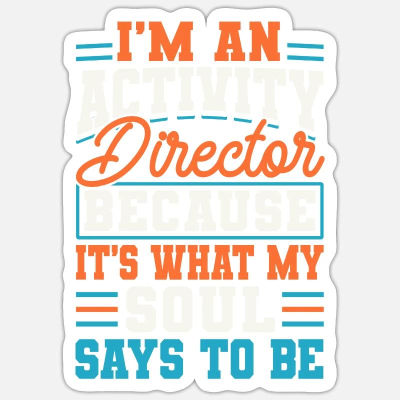 Awesome Activity Director Activity Sticker Größe S (10 x 10 cm)