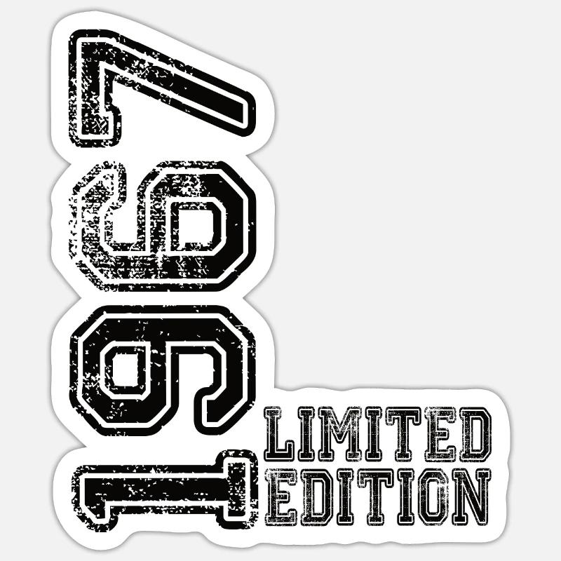 Édition limitée 1967 - Sticker taille S (10 x 10 cm) - blanc mat