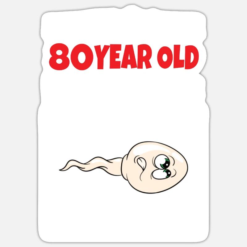 Spermie Hier Ist Ein Altes Bild Von Mir Sticker Größe S (10 x 10 cm)