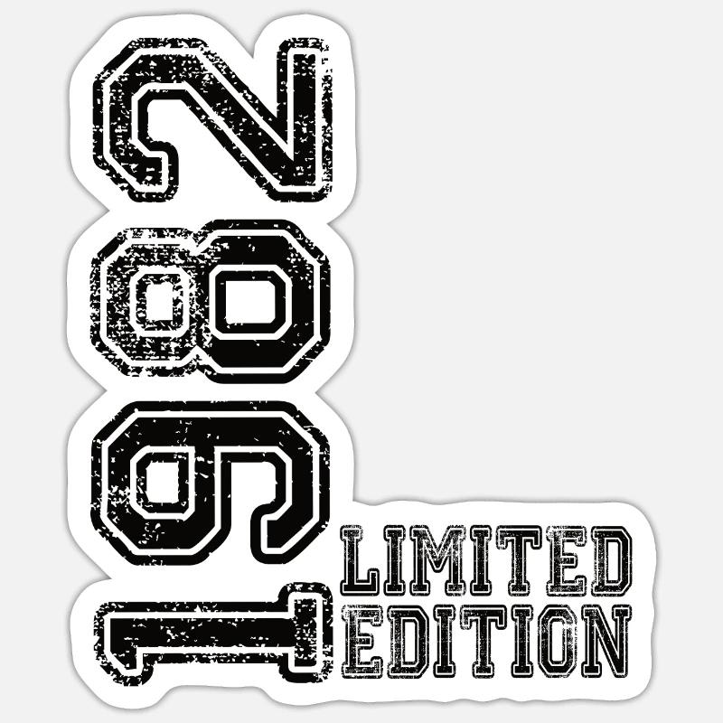 Édition limitée 1982 - Sticker taille S (10 x 10 cm) - blanc mat