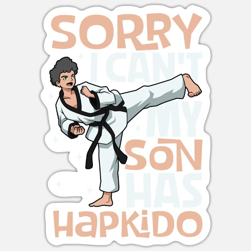 My son does Hapkido Sticker size S (10 x 10 cm)