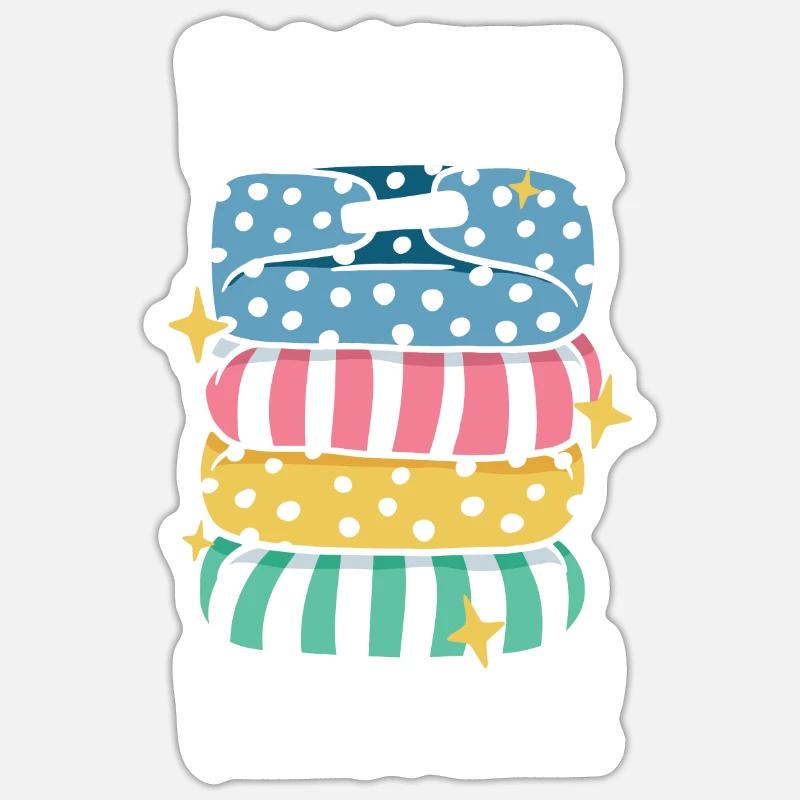 Windelflüsterer - Windelwechseln - Sticker Größe S (10 x 10 cm) - Mattweiß