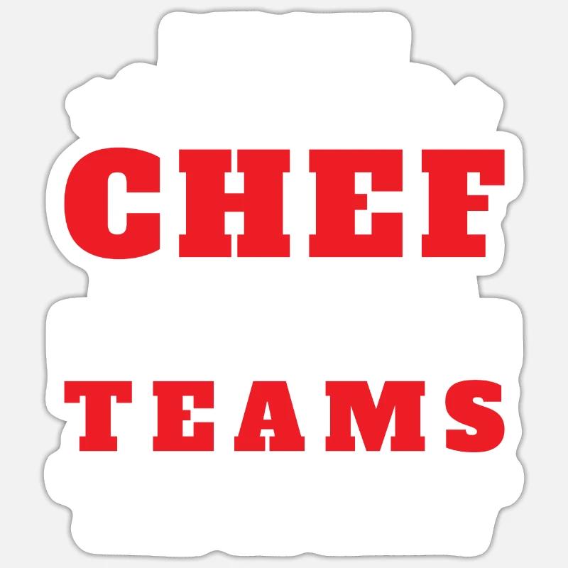 Ich bin Stolzer Chef Geschenkidee - Sticker Größe S (10 x 10 cm) - Mattweiß