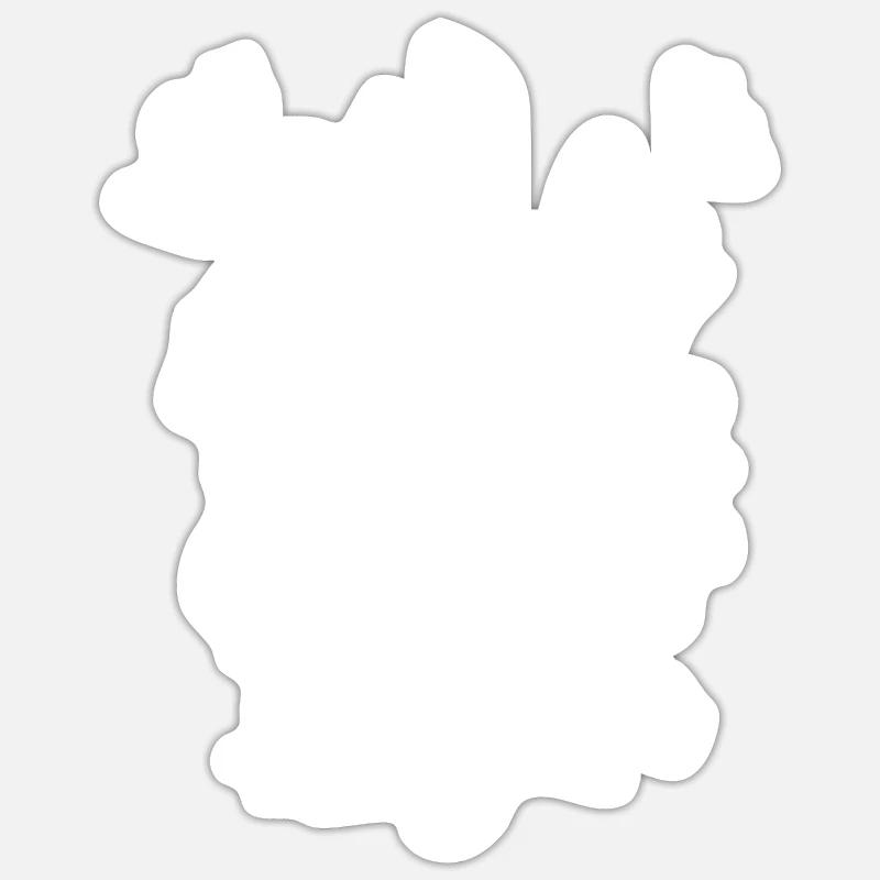 Pretty decent - Sticker size S (10 x 10 cm) - white matte