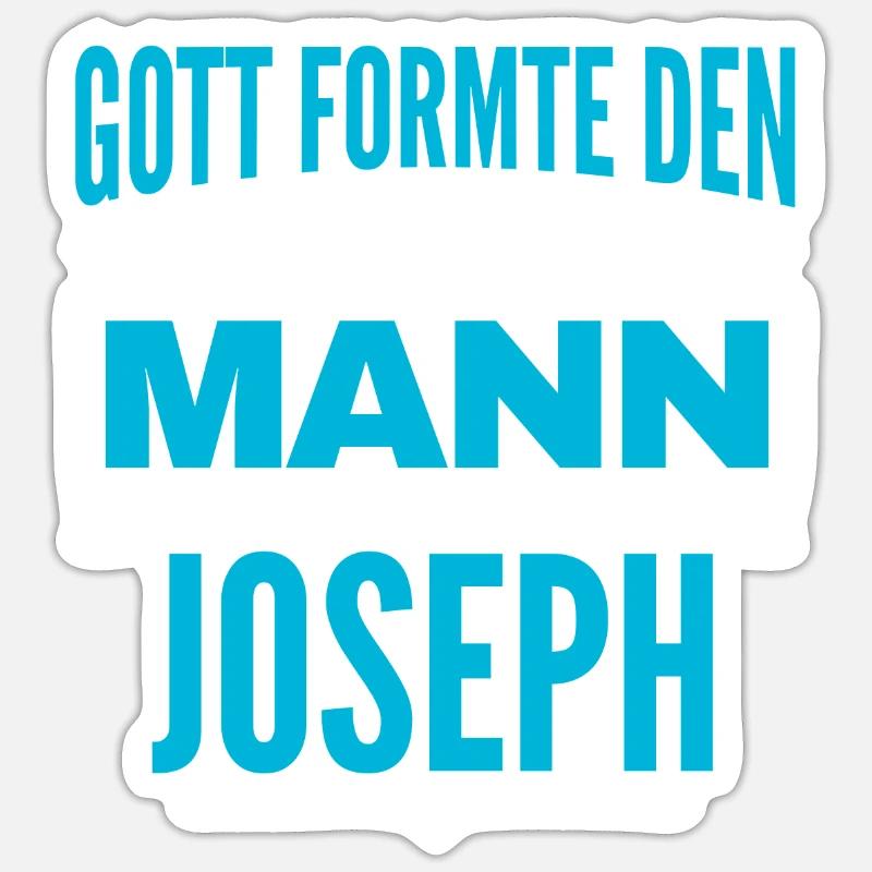 Joseph Name Design Sticker Größe S (10 x 10 cm)