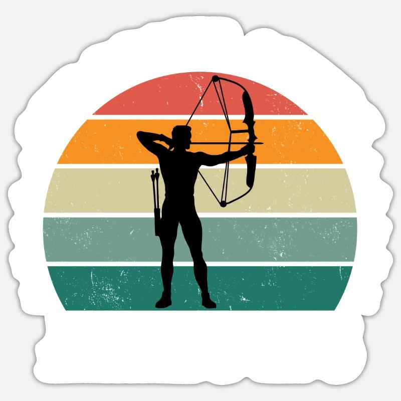 Flèches droites - Sticker taille S (10 x 10 cm) - blanc mat