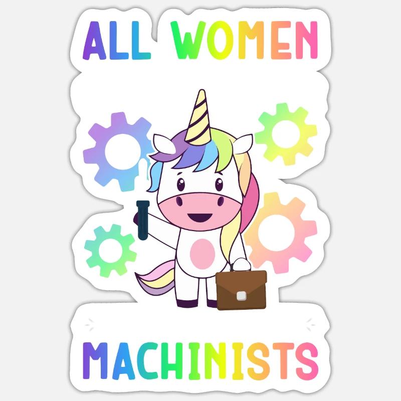 CNC Machine Sticker taille S (10 x 10 cm)