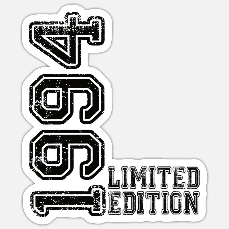 Edition limitée 1994 - Sticker taille S (10 x 10 cm) - blanc mat