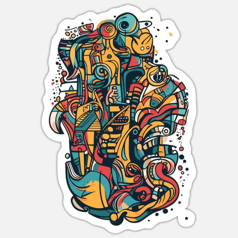 Sticker Größe S (10 x 10 cm) - 