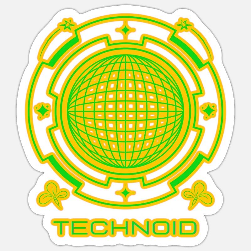 TechnoID (en anglais seulement) Sticker taille S (10 x 10 cm)