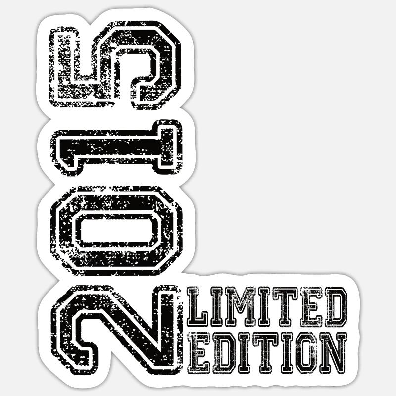Édition limitée 2015 - Sticker taille S (10 x 10 cm) - blanc mat