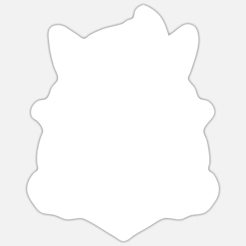 Eichhörnchen Wütend Sticker Größe S (10 x 10 cm)