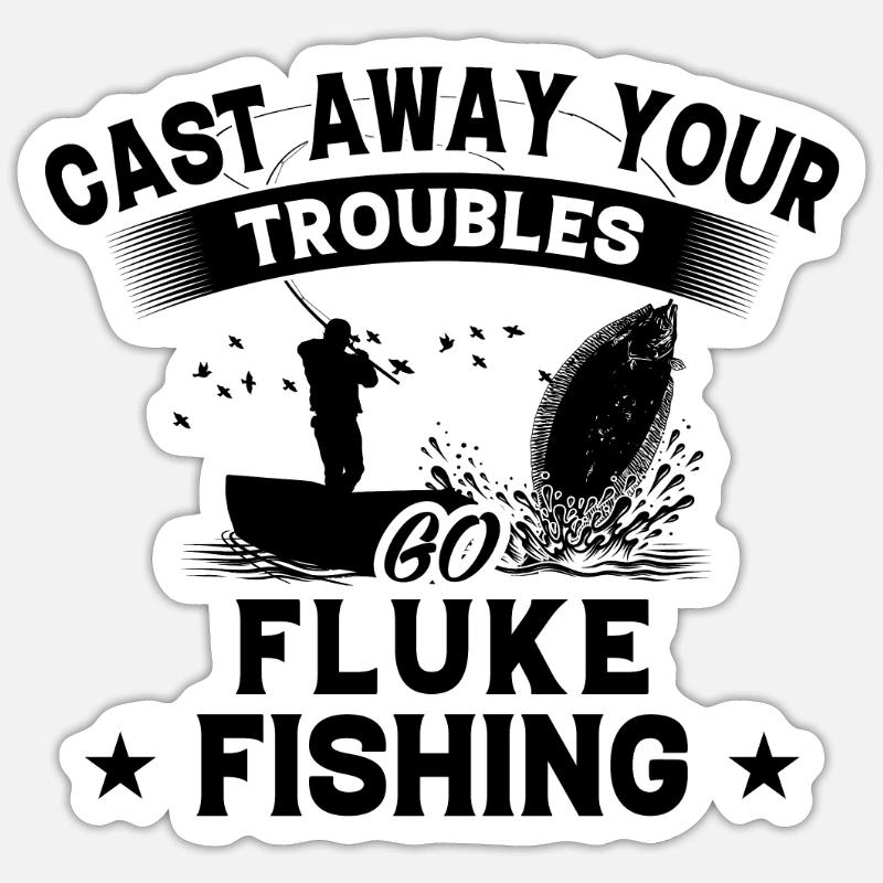 Jeter - Fish River Sticker taille S (10 x 10 cm)