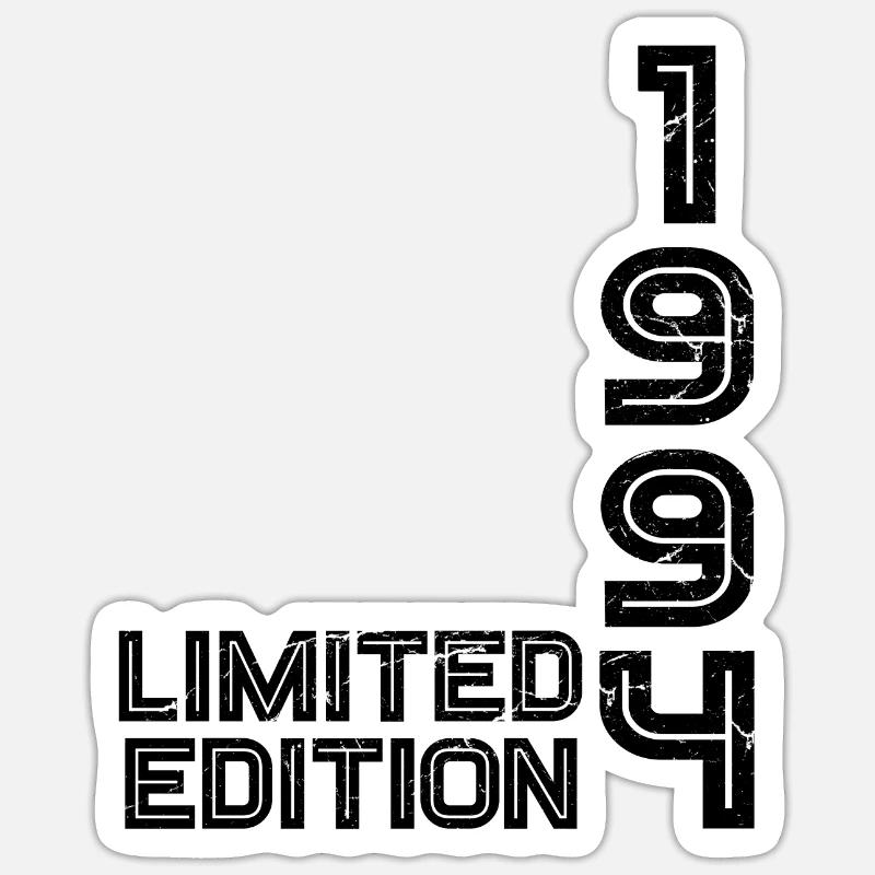 30ème anniversaire 1994 millésime - Sticker taille S (10 x 10 cm) - blanc mat