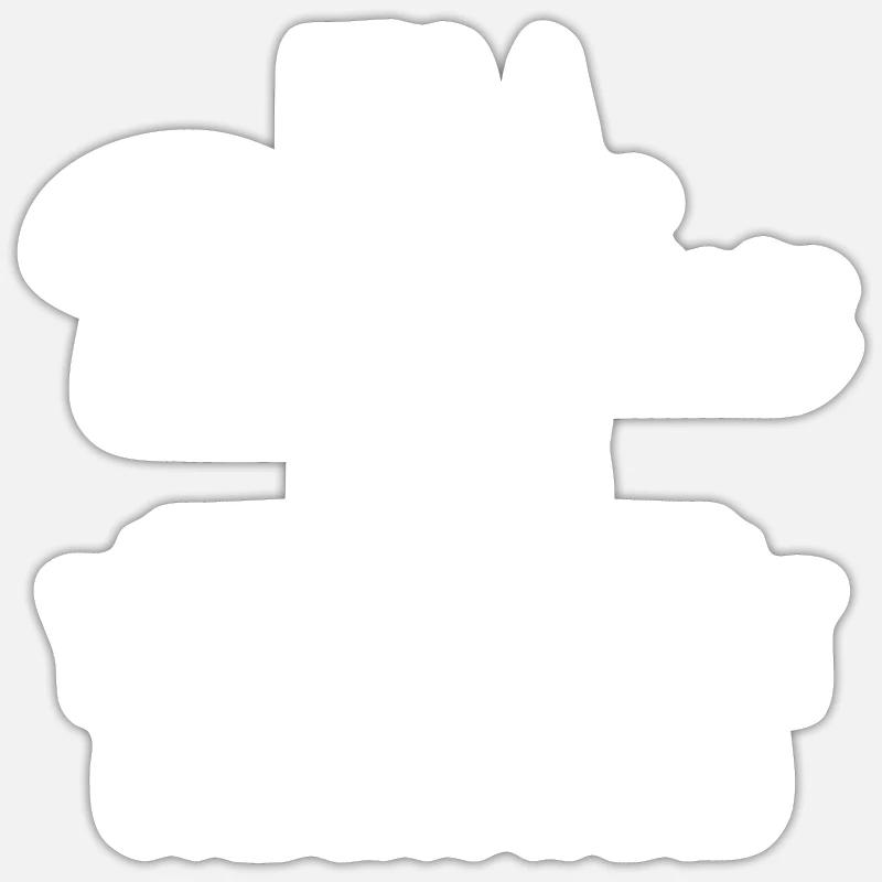 Cadeaux de frère - Sticker taille S (10 x 10 cm) - blanc mat
