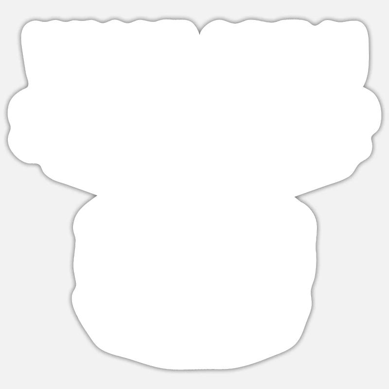 Drummer Drummer Drum Gift - Sticker size S (10 x 10 cm) - white matte