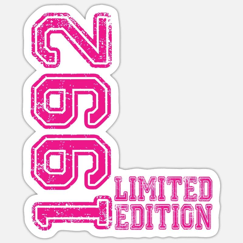 Édition limitée 1992 - Sticker taille S (10 x 10 cm) - blanc mat