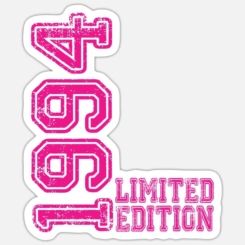 Édition limitée 1994 - Sticker taille S (10 x 10 cm) - blanc mat