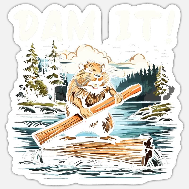 Barrage It Sticker taille S (10 x 10 cm)