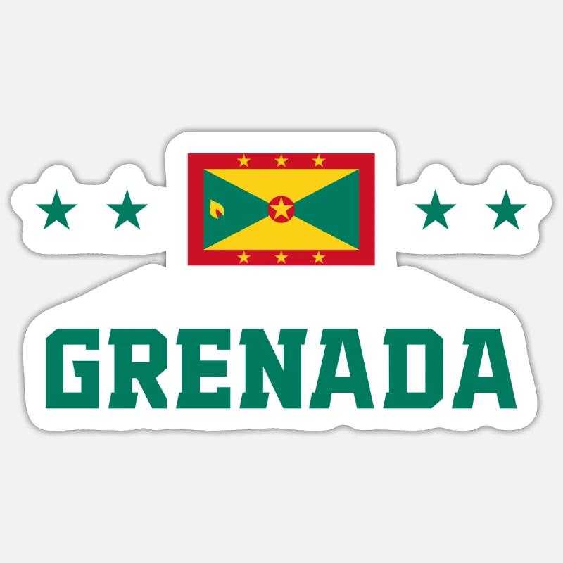 Grenada Sticker size S (10 x 10 cm)