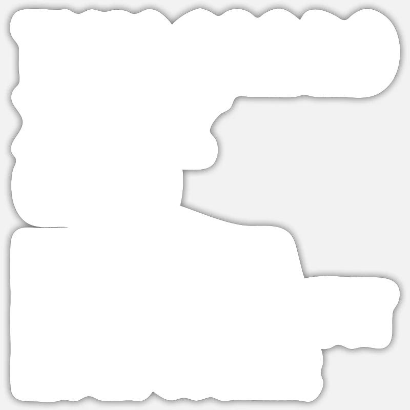 Tang Soo Do Junge - Sticker Größe S (10 x 10 cm) - Mattweiß