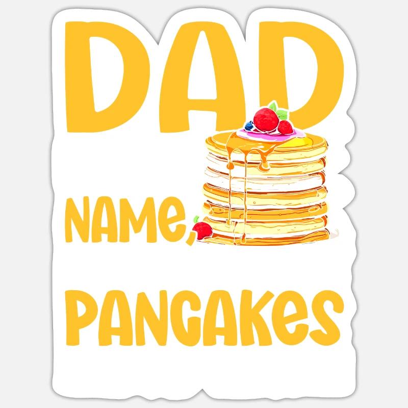Pancake Maker - Sticker size S (10 x 10 cm) - white matte