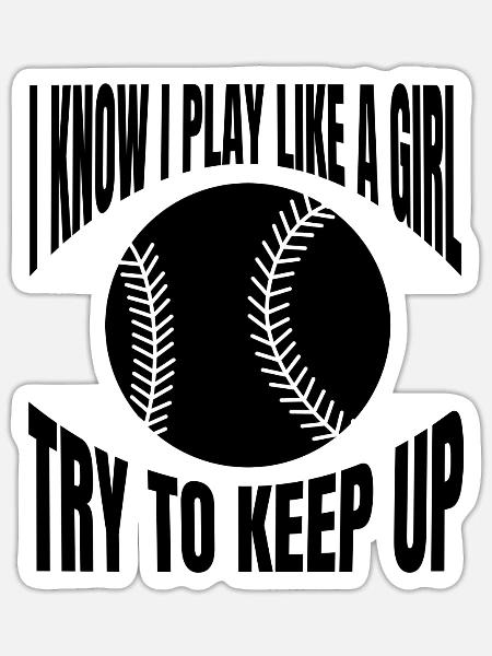 Baseball Baseballspieler Baseballer Baseballteam - Sticker Größe S (10 x 10 cm) - Mattweiß