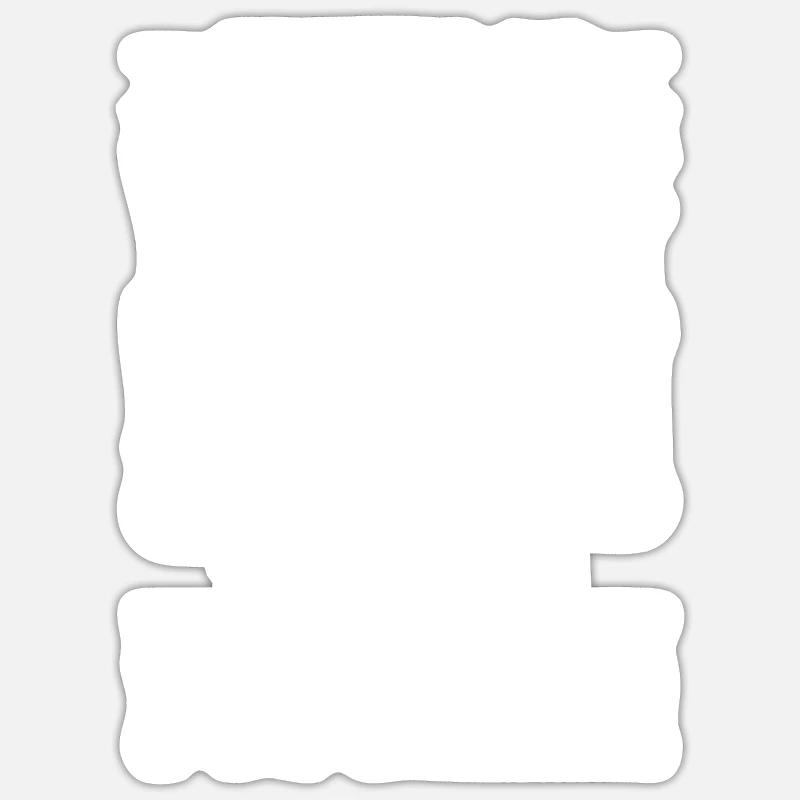 Funny Baseball - Sticker size S (10 x 10 cm) - white matte