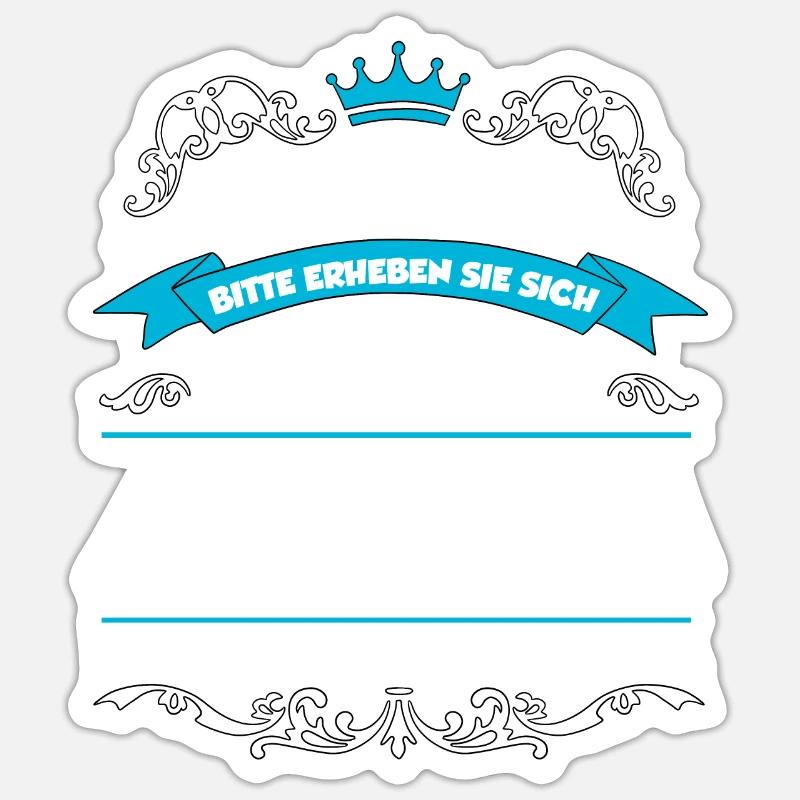 Sticker Größe S (10 x 10 cm) - 