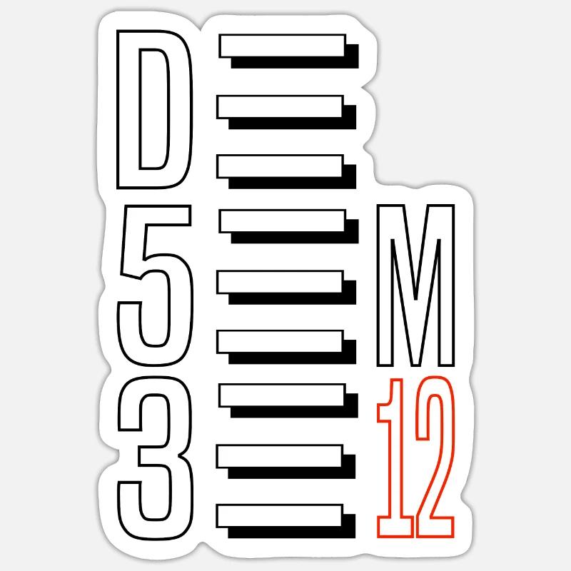 TSHIRT STUDIO DESEMBER Sticker size S (10 x 10 cm)