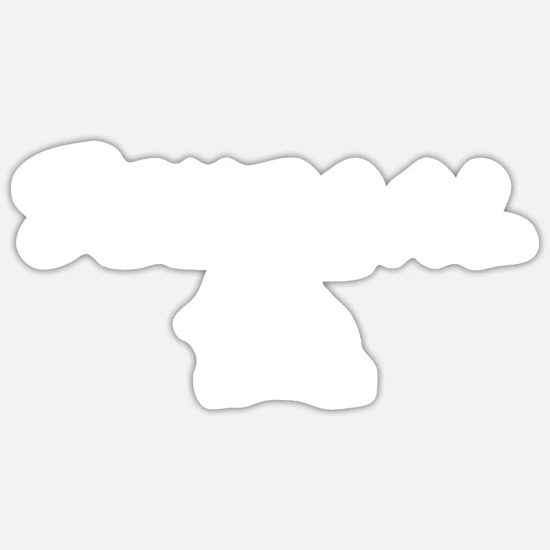 Senegal Map Senegalese - Sticker size S (10 x 10 cm) - white matte