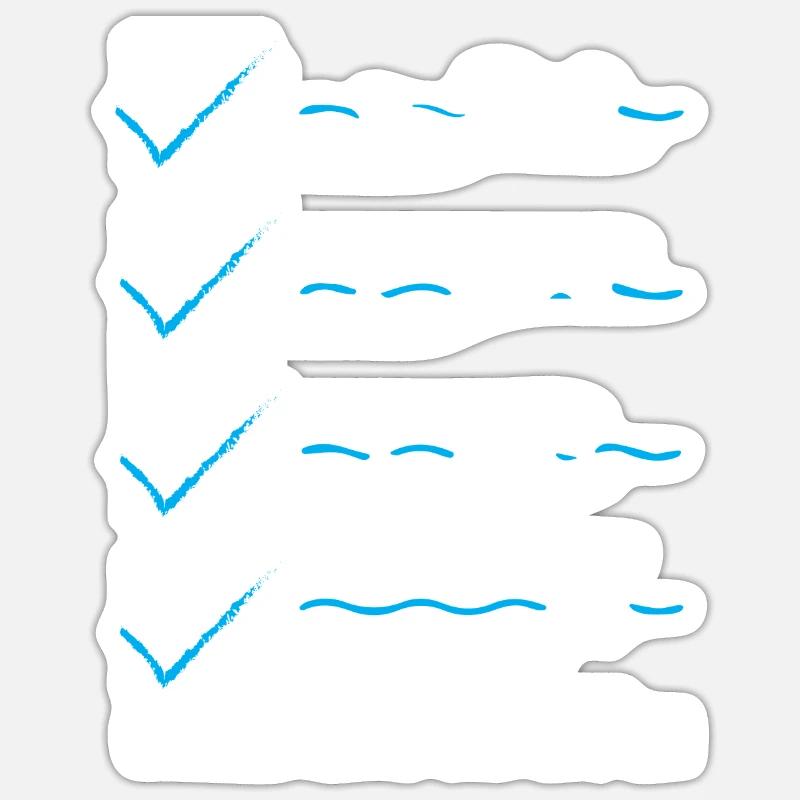 Sticker Größe S (10 x 10 cm) - 