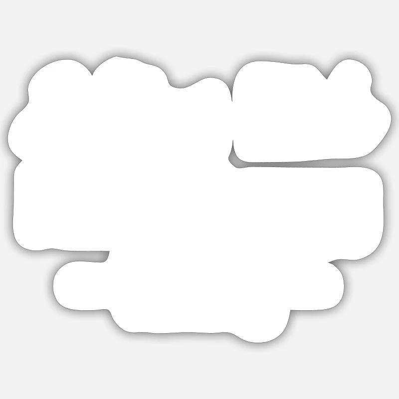 Vendre du poisson, c’est un peu mon truc Vendeur - Sticker taille S (10 x 10 cm) - blanc mat