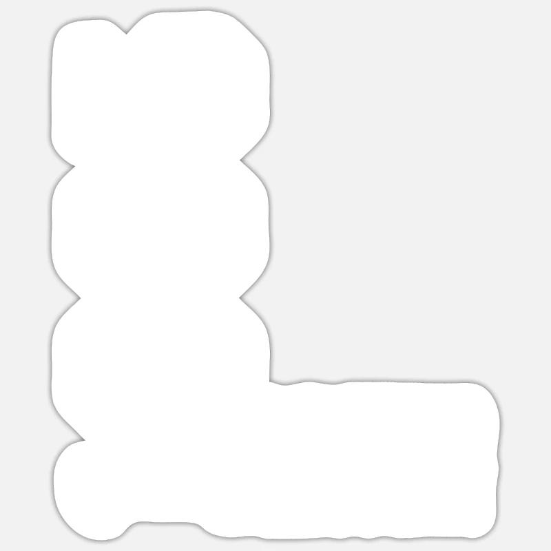 Édition limitée 1995 - Sticker taille S (10 x 10 cm) - blanc mat