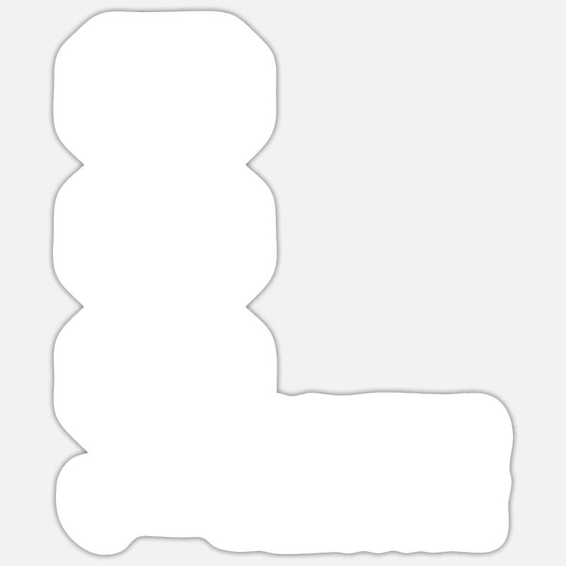 Édition limitée 1999 - Sticker taille S (10 x 10 cm) - blanc mat