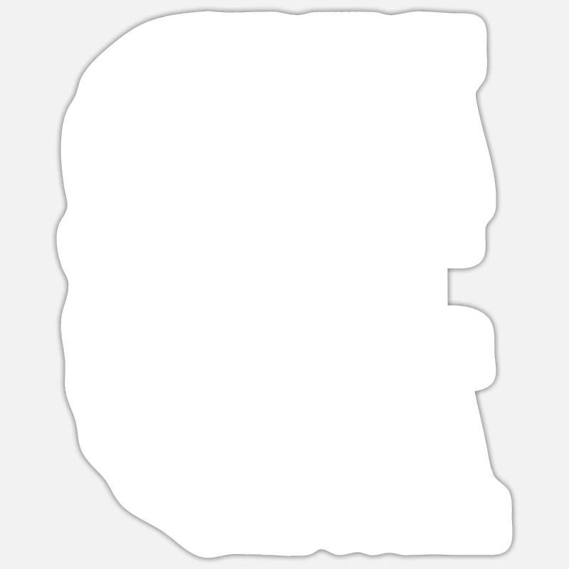 Papa Vater Bärtig Bartträger Schnurrbart Bart Sticker Größe S (10 x 10 cm)