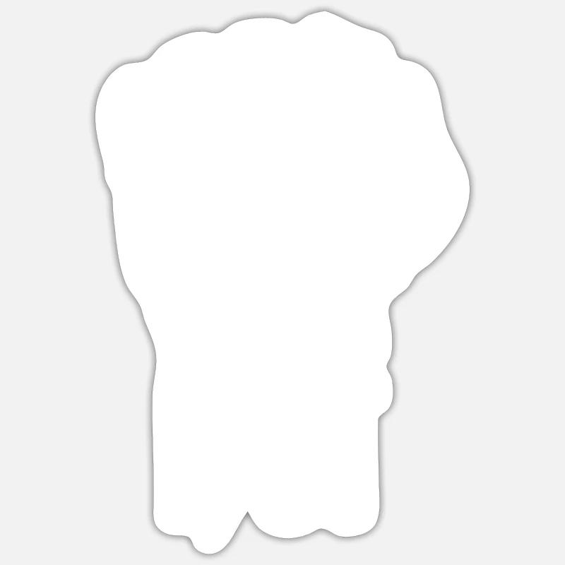 Die Macht der Faust - Faust Sticker Größe S (10 x 10 cm)