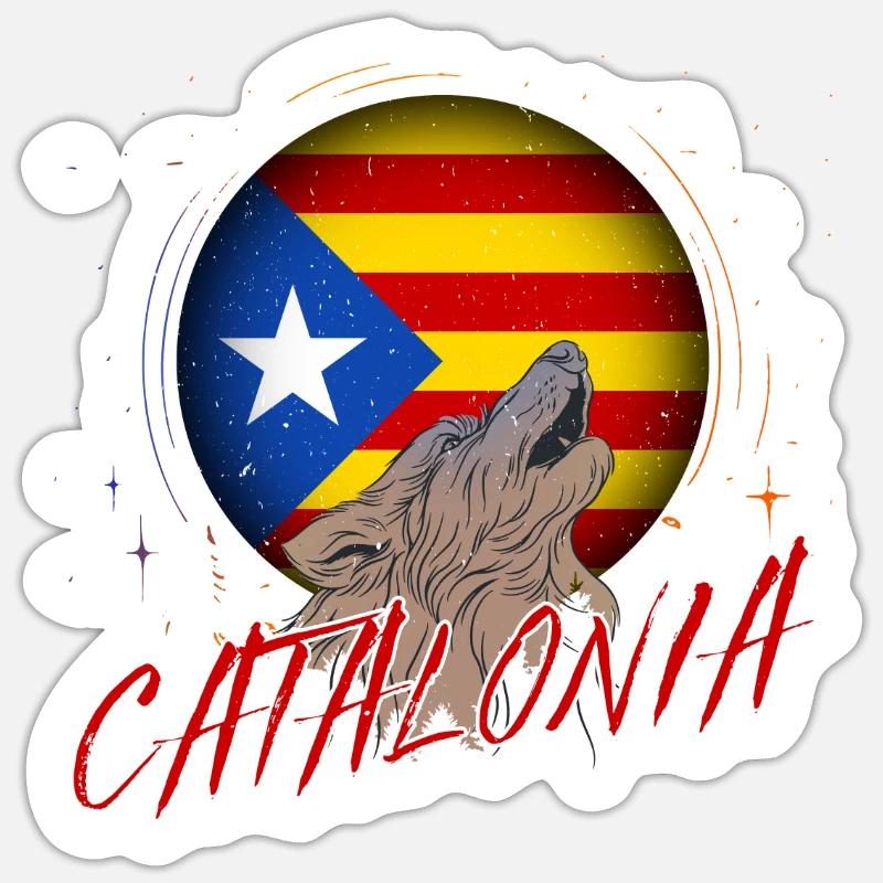 Catalogne Sticker taille S (10 x 10 cm)