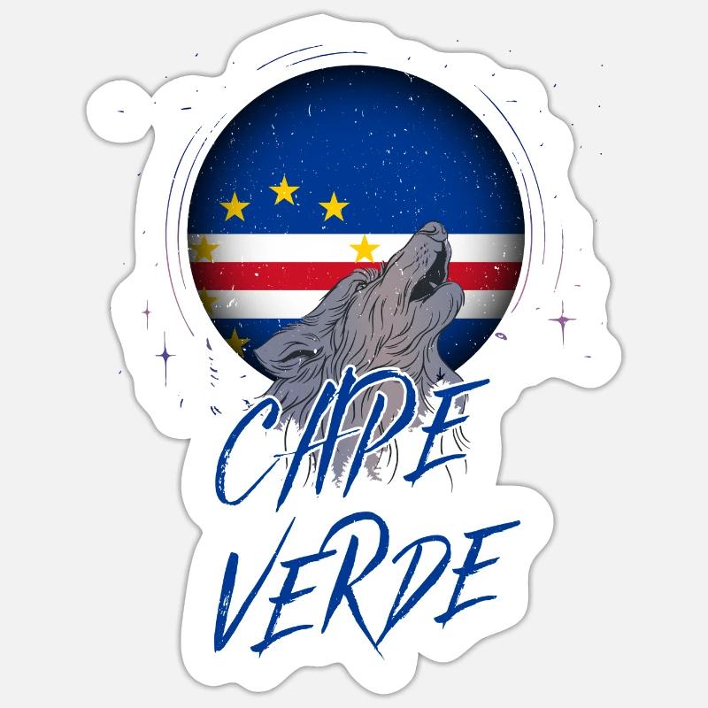 Cape Verde Sticker size S (10 x 10 cm)