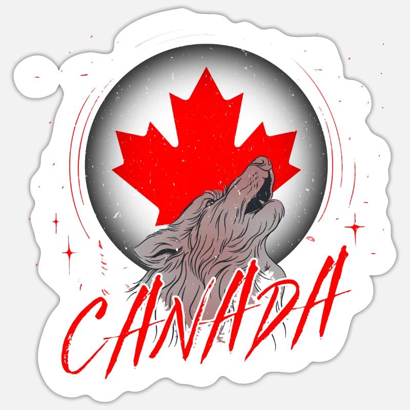 Canada - Sticker size S (10 x 10 cm) - white matte