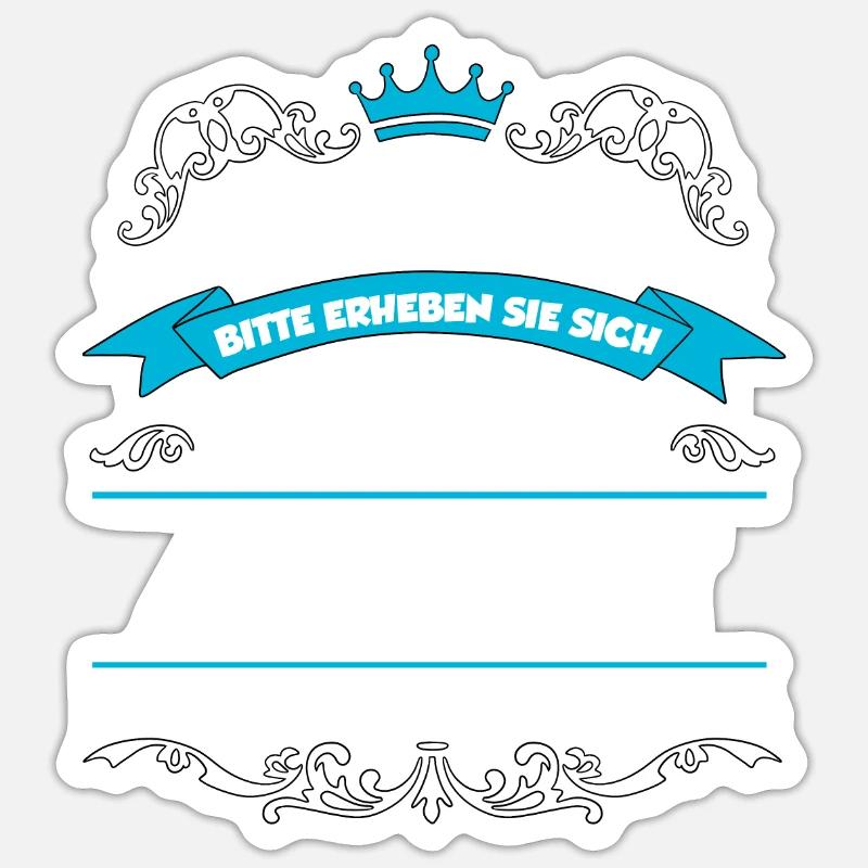 Sticker Größe S (10 x 10 cm) - 