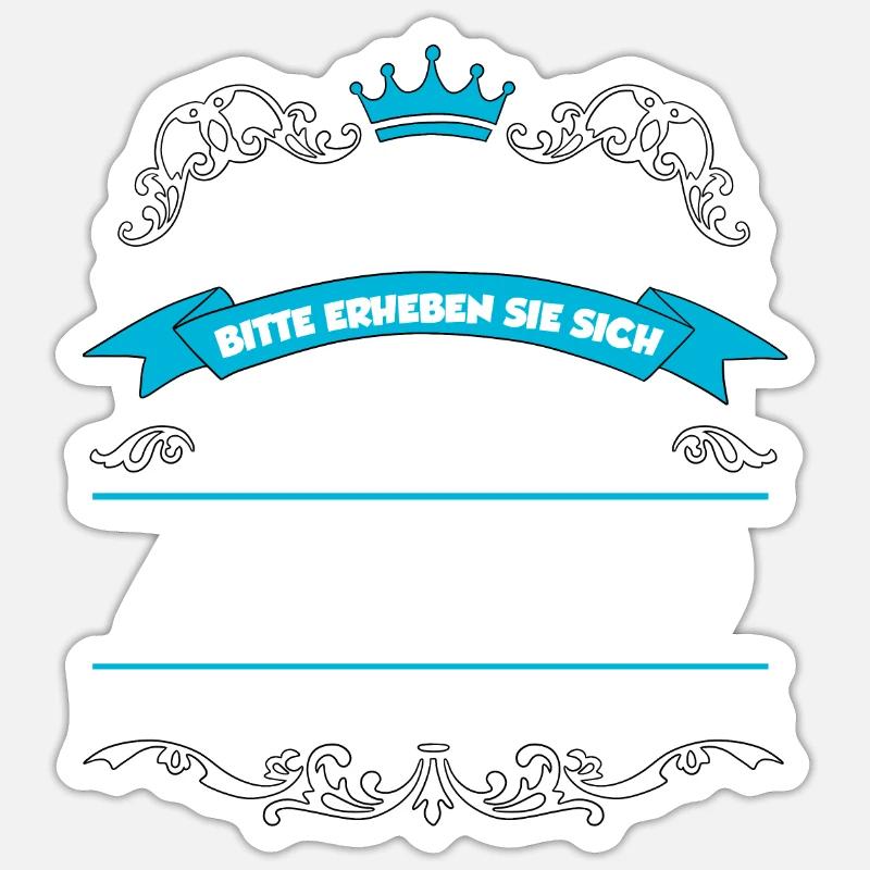 Ahmed Name Design - Sticker Größe S (10 x 10 cm) - Mattweiß
