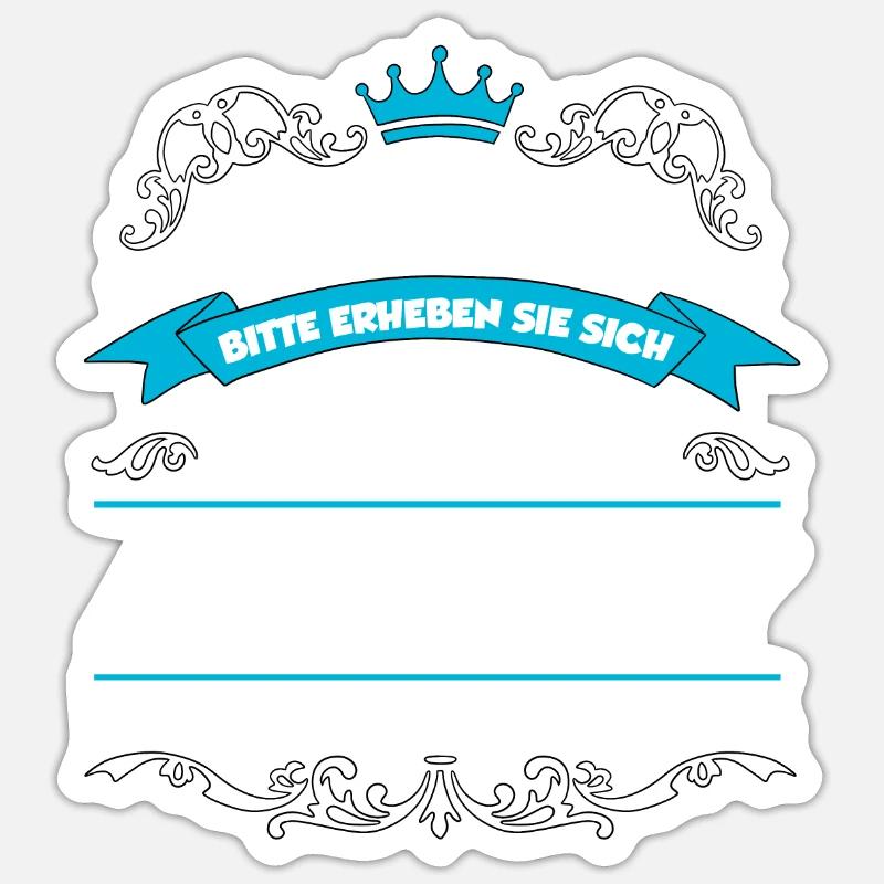 Andrey Name Design - Sticker Größe S (10 x 10 cm) - Mattweiß