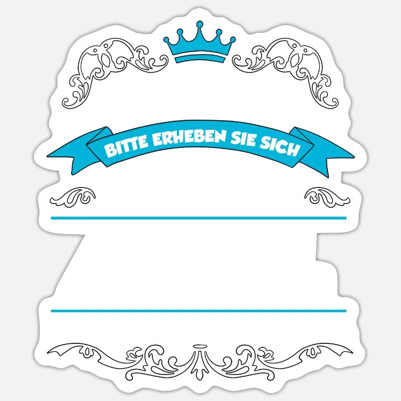 Sticker Größe S (10 x 10 cm) - 