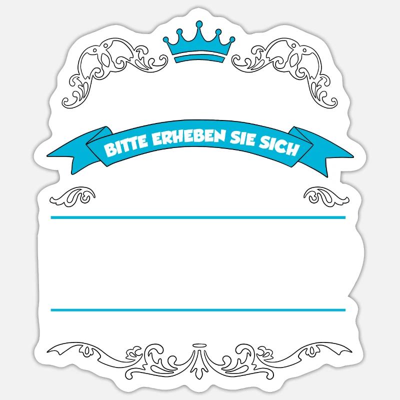 Sticker Größe S (10 x 10 cm) - 