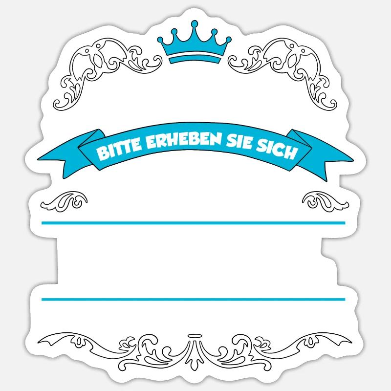 Sticker Größe S (10 x 10 cm) - 