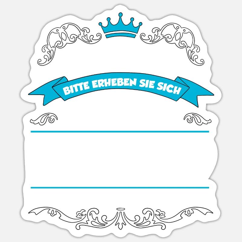 Sticker Größe S (10 x 10 cm) - 