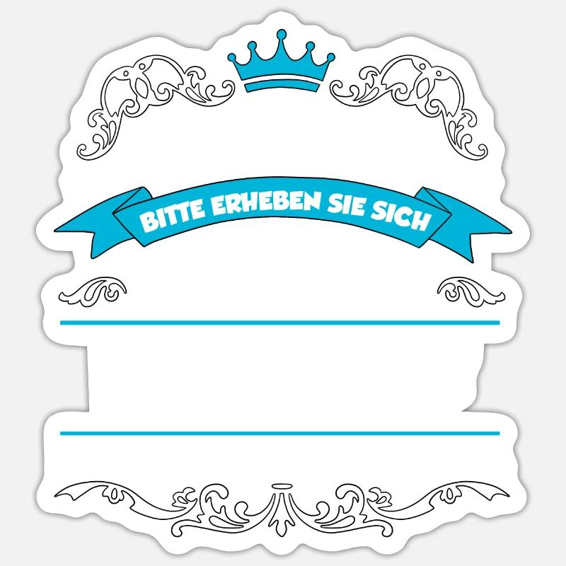 Sticker Größe S (10 x 10 cm) - 